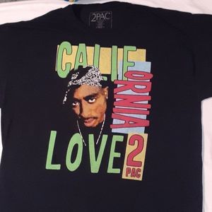 California Love 2Pac 2 Pac Shakur T-Shirt XXL